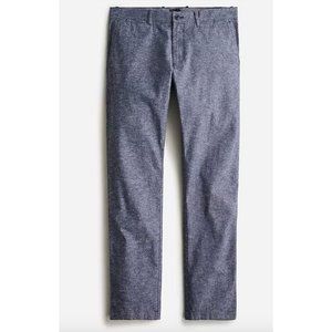 J.Crew Mens $98 Slim Fit Chino Pant Stretch Cotton Blend 31X30 Salt Navy BE457